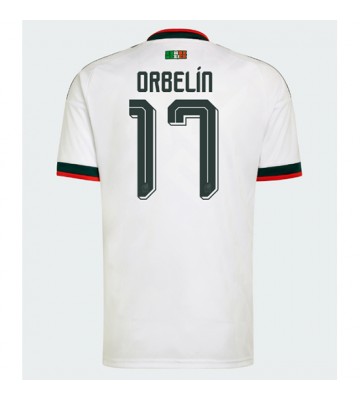 Mexico Orbelin Pineda #17 Udebanetrøje VM 2026 Kortærmet